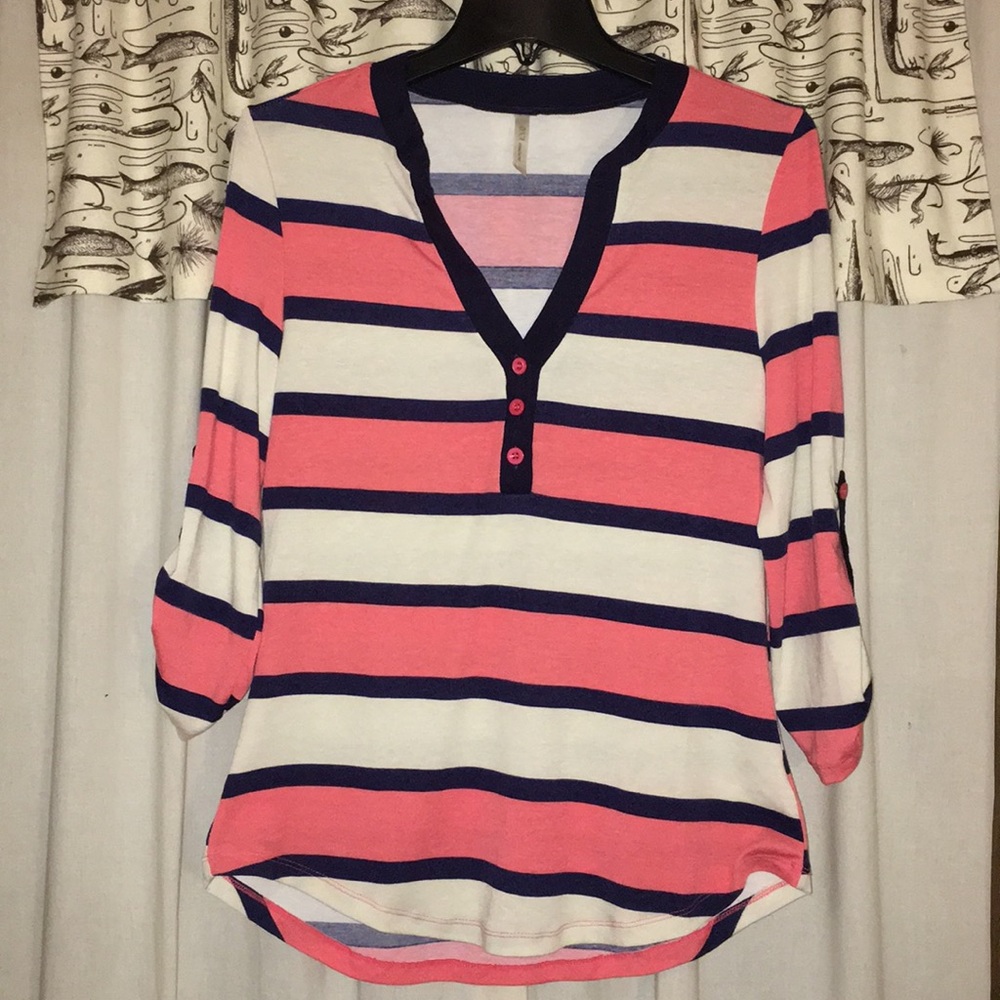 Dna couture 3/4 sleeve shirt